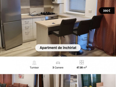 Apartament cu 2 dormitoare , zona de Vest-Sibiu